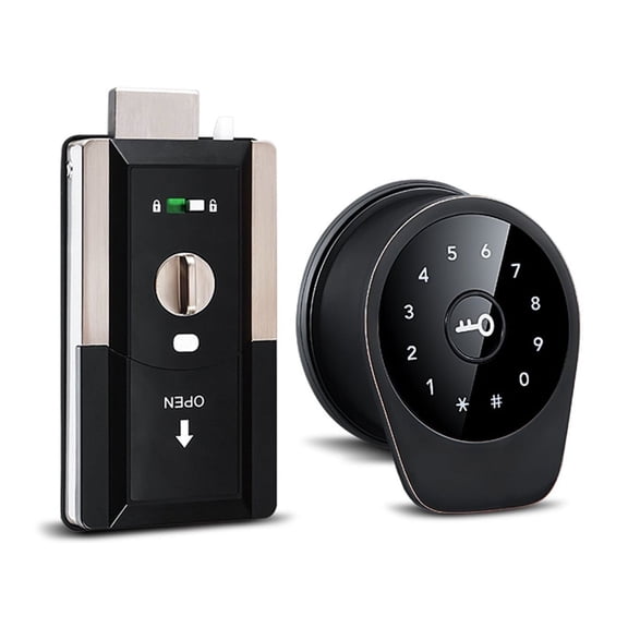 Automatic Electronic Smart Door Lock Biometric Fingerprint Lock Code RIFD Keyless Door Lock with TTlock ,Easy to Use