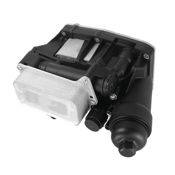 Automatic Engine Oil Cooler No.11428507697 for BMW X1 X3 Aluminum Silver Tone Black
