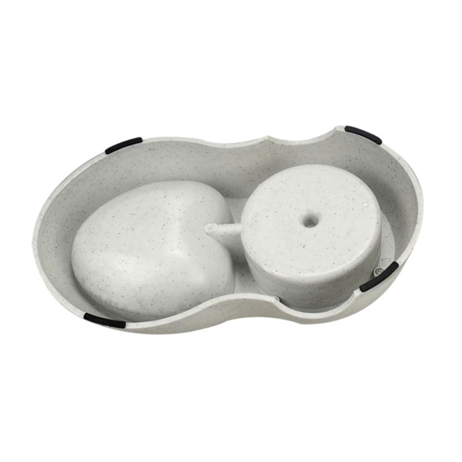 Automatic Feeder Pet Dog Gray Lid Pets Small Auto Feeder for Dogs Automatic Pet Feeder and Water