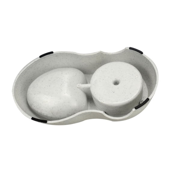 Automatic Feeder Pet Dog Gray Lid Pets Small Auto Feeder for Dogs Automatic Pet Feeder and Water