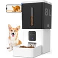 thumbnail image 1 of Automatic  Feeder with Camera: 8L/33 Cups 5G WiFi Timed  Dispenser for Medium Dogs - 1080P  Night Vision Video Recording 2-Way Audio APP Control, 1 of 6