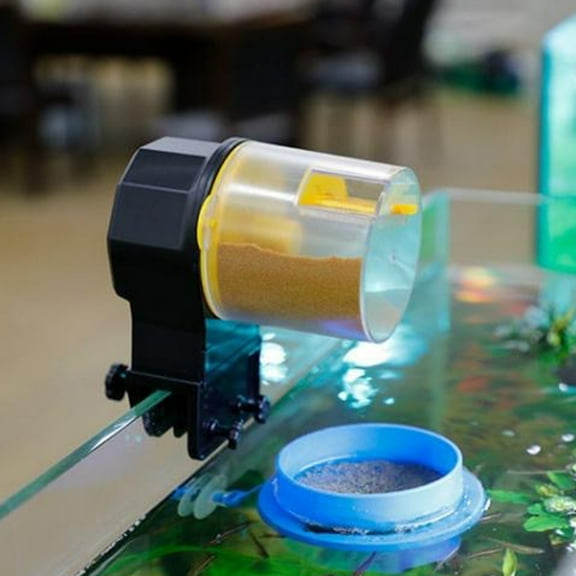 Automatic Feeders Automatic Fish Feeder Smart Timer Food Dispenser for Tank Care Indoor Aquatic Pet Feeding Device