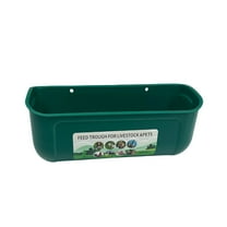 Automatic Feeders Chicken Goat Hanging Fence Feeder Trough with Clips for Dogs Pigs and Geese - Versatile Livestock Feeding Solution