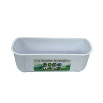 Automatic Feeders Chicken and Goat Hanging Fence Feeder for Deer Dog and Piglet - Convenient Trough with Clips for Poultry and Livestock Feeding