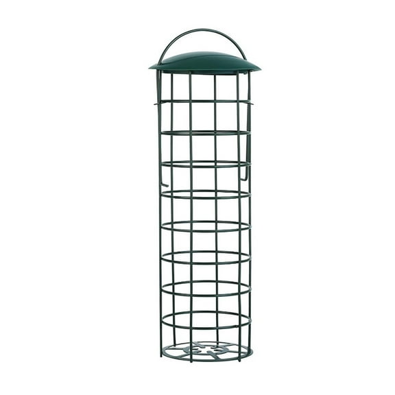High Strength Metal Outdoor Bird Feeder Durable Hanging Grid Design Automatic Feeders for Birds Garden