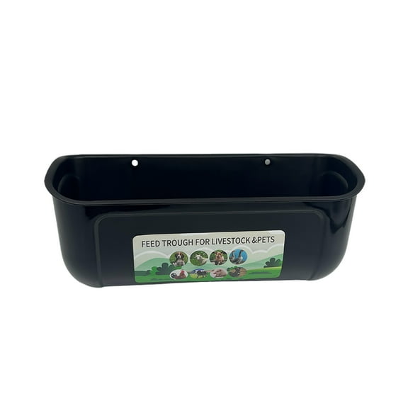 Automatic Feeders for Outdoor Livestock and Poultry - Hanging Fence Trough with for Chicken Goat Goose Piglet Deer Dog and Piglet - Feeder for Yard