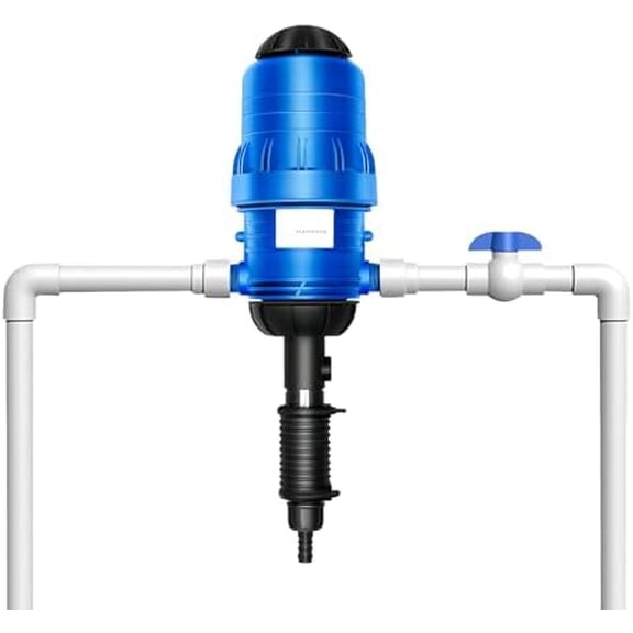 Automatic Fertilizer Injector Dispenser Dosing Pump, Water Powered Drip Feeder Drip Irrigation Injector with One Tube, Adjustable Liquid Doser Dispenser for Garden, Greenhouse, Agriculture
