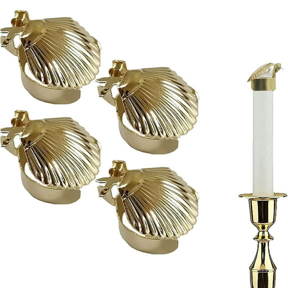 Automatic Fire Extinguishing Candle Extinguisher Clip On Candle Guard Wick Flame for Putting Out Candle Flame Safely Candle Accessories 4 Pcs