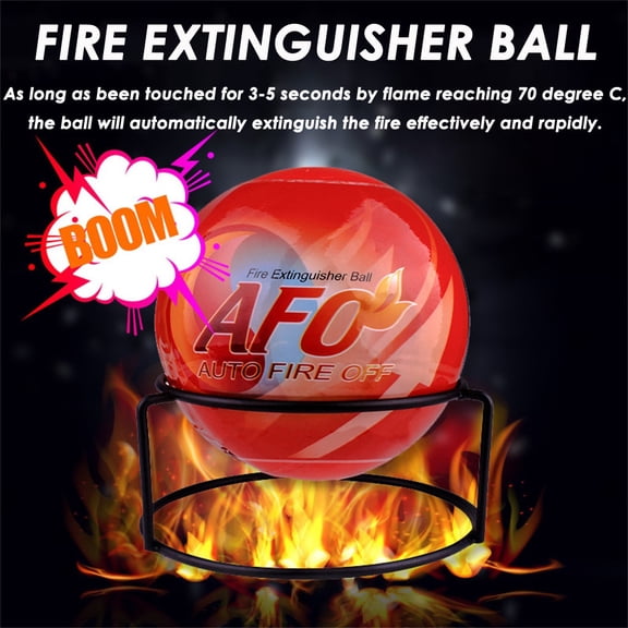 Automatic Fire Suppression Ball – 500g with Stand for Home, Office, Warehouse, Factory, Simple Deployment