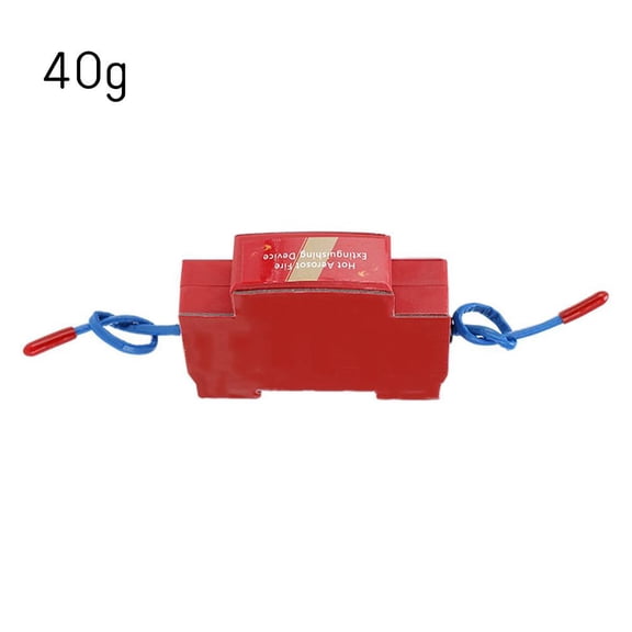 Automatic Fire Suppression System For Electrical Cabinets, Heat Aerosol Fire Extinguishing Device With Dual Nozzles, 170C Auto Activation DIN Rail Mounted For Control Panels & Battery Boxes