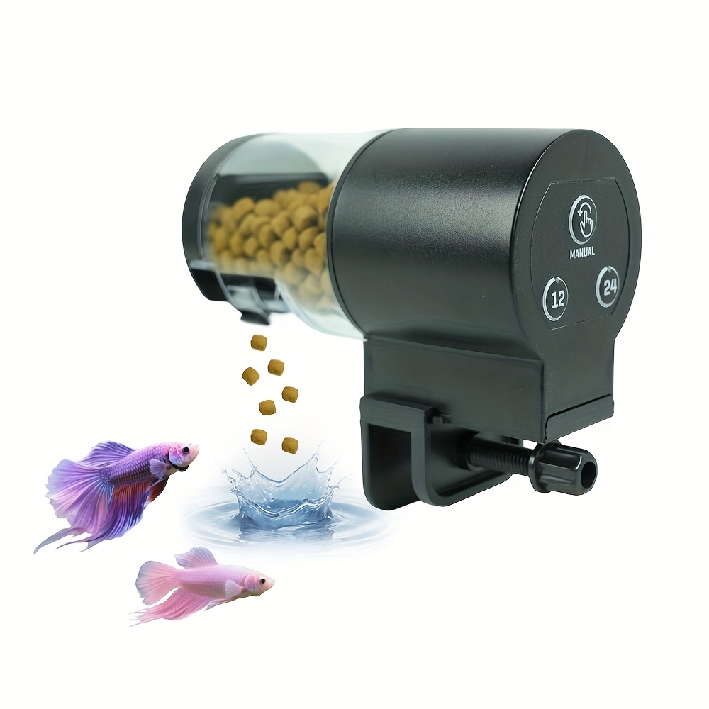 Automatic Fish Feeder for Aquarium - 2 Mode Timer with Adjustable ...