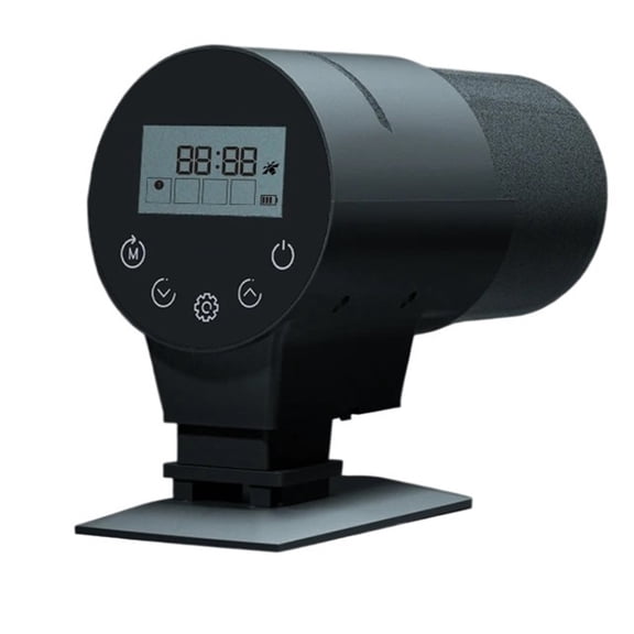 Automatic Fish Feeder Digital Display Intelligent Timing Feeder Fish Tank Fish Feeder Digital Display Feeder ,Large Capacity