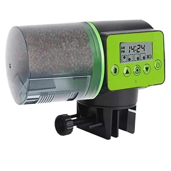 Automatic Fish Feeder Digital Fish Tank Aquarium Electrical Plastic Timer Feeder Food Feeding Dispenser Tool Fish Feeder