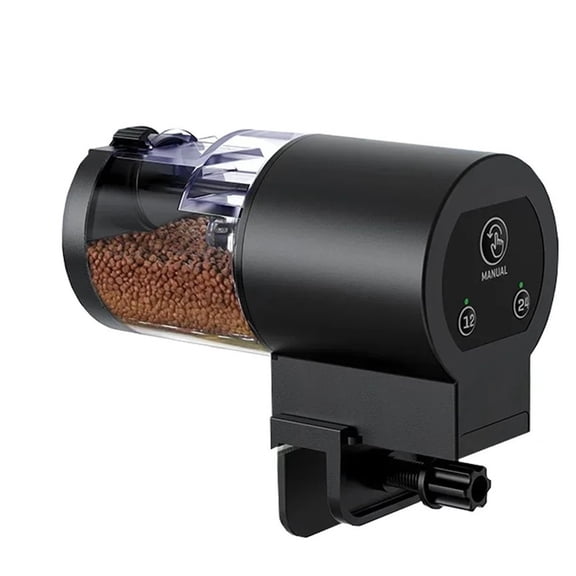 Automatic Fish Feeder For Aquarium,100ml Capacity Auto Fish Feeders Easy To Set Up ,Easy to Operate