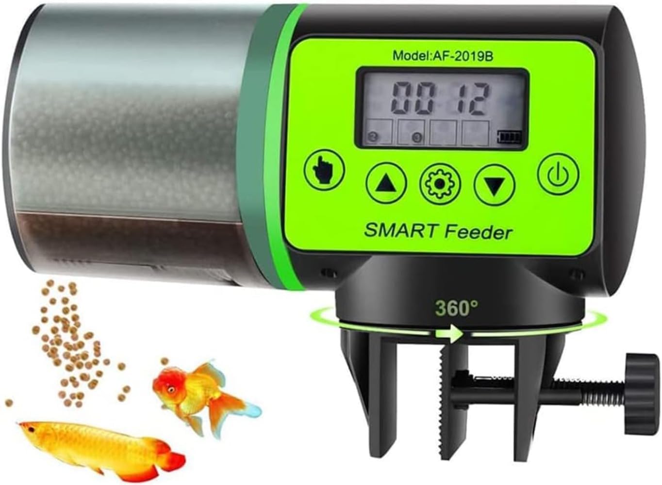 Automatic Fish Feeder, Electric Auto Fish Food Timer Dispenser for
