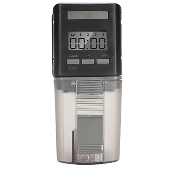 Automatic Fish Feeder Smart Fish Food Dispensers With LCD Indicates Aquarium Timer Smart Aquarium Feeder Power Saving ,Moisture Lock