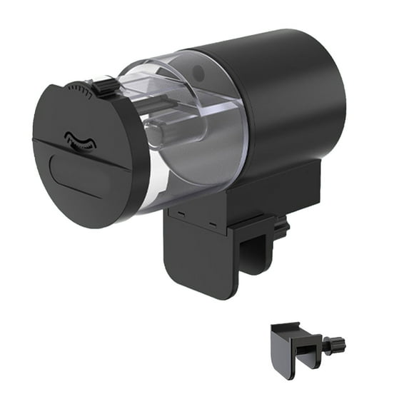 Automatic Fish Feeder for Aquarium Auto Fish Food Dispenser with Timer for Small Tank Betta Turtle Battery Operated Feeding Device for Flakes Pellet