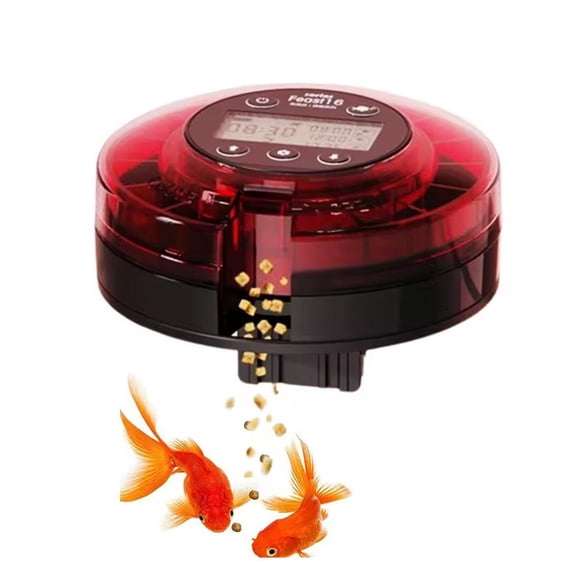 Automatic Fish Feeder with Timer Large Capacity for Aquarium Arowana Turtle Tank