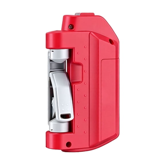 Automatic Fishing Hook Knot Tying Machine Usb Rechargeable & Battery Powered Abs Quick Fish Line Knot Tier Portable Fishing Tackle Tool(Red)