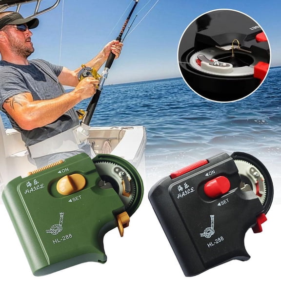 Automatic Fishing Hook Tier Tool, Electric Fishing Line Tyer Machine, Portable for Outdoor Fishing, Versatile for Lure & Hook Tying, Ideal for Fishing Enthusiasts