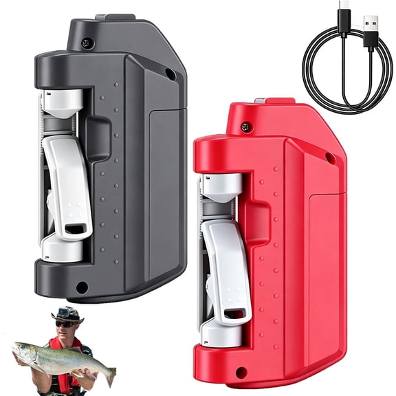 Automatic Fishing Knot Tying Tool, Electric Knot Assist, Fishing GT Knotting Machine, Portable Lure GT Knotter for Braid to Leader Connection, Quick Hook Tier Device for Anglers