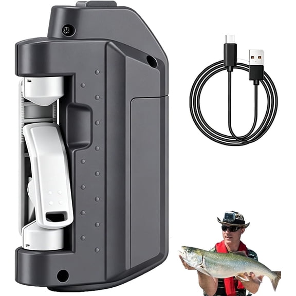 Automatic Fishing Knot Tying Tool, Electric Knot Assist, Fishing GT Knotting Machine, Portable Lure GT Knotter for Braid to Leader Connection, Quick Hook Tier Device for Anglers