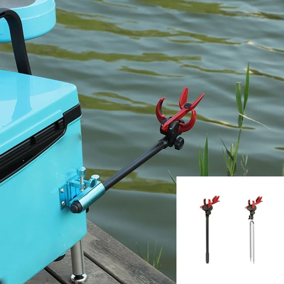 Automatic Fishing Rod Holder, Adjustable Rotating Bank Fishing Rod Stand, Ground Insert Support for Shore and Fishing Box Use, 1 Pack Tackle Accessory for Freshwater and Saltwater