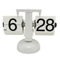 Automatic Flip Digital Clock 24 Hours Table Stainless Steel Turn Page