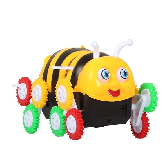 Automatic Flip Stunt Car For Kids Battery Operated Electric Dumper Vehicle Novelty Toy With Colorful Bright Shape