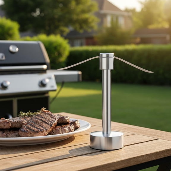 Automatic Fly Repellent Fan Portable Outdoor Fly Trap Tabletop Bug Repeller, Ideal For Family Gatherings & Outdoor Dining