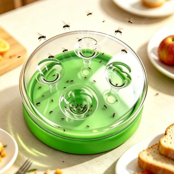 Automatic Fly Trap Device, Fly Trap Device Indoor Outdoor Automatic Fly Pest Catcher Killer For Home Kitchen Garden Patio Hotel