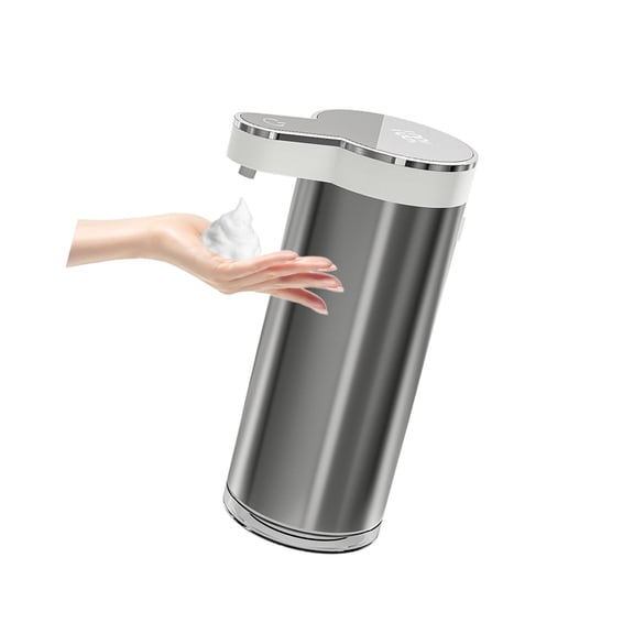 Automatic Foam Liquid Dispenser Featuring 350ml Capacity And Stainless Steel Build For Home And Workplace Use