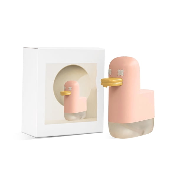 Automatic Foam Soap Dispenser, Cute Design, Rechargeable Sensor Hand Washer for Bathroom, Touchless Soap Pump, Hygienic Kitchen Accessory for Seniors