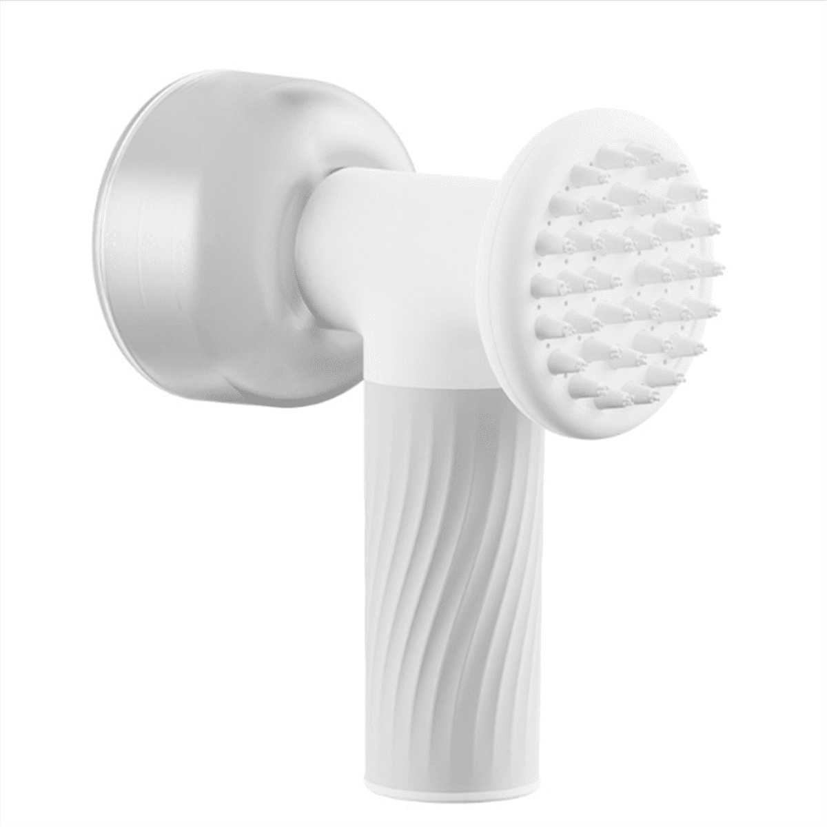 Automatic Foam Soap Dispenser Dog Brush, 2-In-1 Pet Bubble Bath Brush,One-Touch Bubble Dog Bath Brush Scrubber