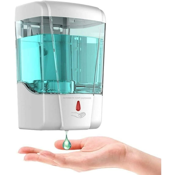 American Raven Plastic Touchless Soap, Foam, Hand Sanitizer Dispenser, 700ml Wall-Mounted Modern Automatic Adjustable Kitchen, Bathroom, Universal Dispenser