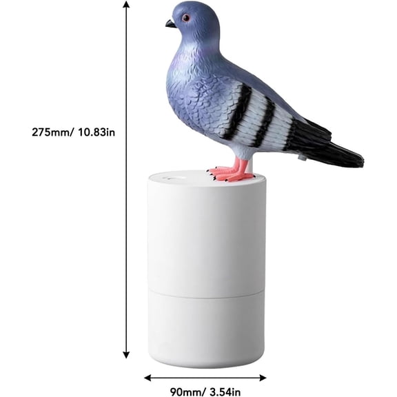 Automatic Foaming Soap Dispenser Pigeon Shape Touchless Induction Hand Sensor for Bathroom Kitchen