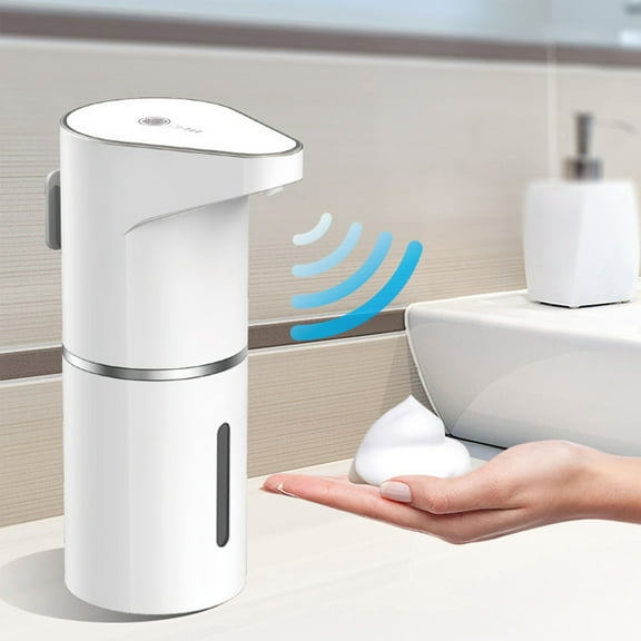 Automatic Foaming Soap Dispenser, Touchless Foam Soap Dispenser, Rechargeabled Wall Mounted Smart, for Bathroom and Kitchen Dish Soap, Wall Mount Kitchen Soap Dispenser