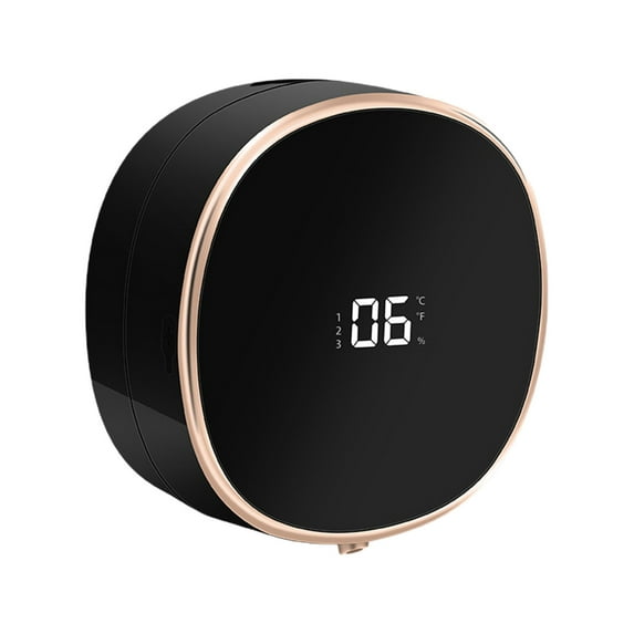 Automatic Foaming Soap Dispenser, Touchless Hand Sanitizer Dispenser, Rechargeable Soap Dispenser for Kitchen and Bathroom ( Black )