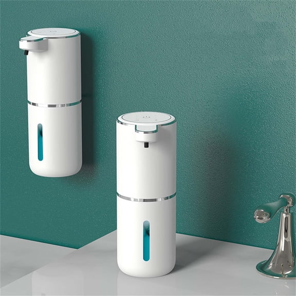 Automatic Foaming Soap Dispenser with Smart Sensor, Wall Mounted or Countertop, Touchless Hand Soap Pump for Bathroom and Kitchen