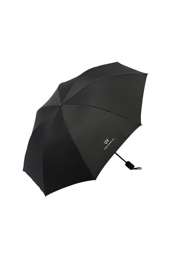Automatic Folding Umbrella, Gaqring Windproof Inverted Compact Travel Umbrella, 8 Ribs 110cm UV Sun Rain Protection One Button Open Close Portable, Black