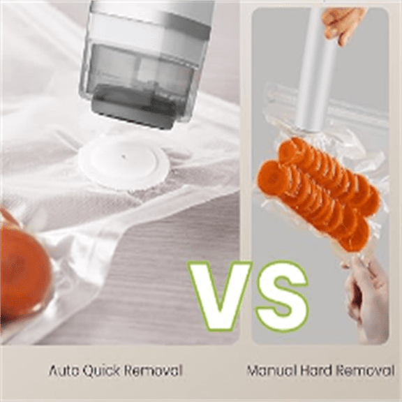 Automatic Food Vacuum Sealer Machine, 8-In-1 Food Vacuum Saver with Starter Kits, Pulse Function, Moist & Dry Mode and External for Jars and Containers