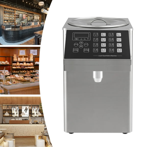 Automatic Fructose Dispenser Quantitative Bubble Tea Dispenser Machine 8L for Restaurants, Tea Shops