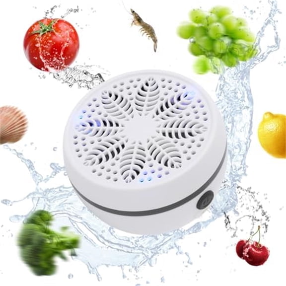 Automatic Fruit Cleaner Rechargeable Device,Ozone Vegetable Washing Machine System,Portable Food Purification Fruit Sanitizer,Kitchen Produce Cleaning Gadget Tool,Deep Cleaning Eco Friendly Washer