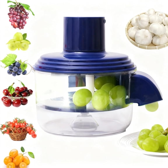 Automatic Fruit & Vegetable Peeler, Grape Peeling Machine,USB Rechargeable, Portable Kitchen Peeling Machine for Grapes, Garlic, Cherry, Tomato