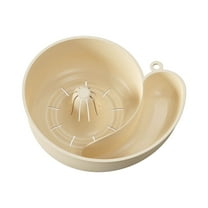 Automatic Fruit and Vegetable Washer Bowl Cute Snail Shaped Rotating Strainer with Drain Basket for Kitchen Cleaning Berries Rice Meat Seafood 9.06 x 7.48 Inches
