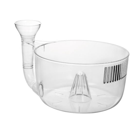 Automatic Fruit Washer Bowl with Strainer, Portable Vegetable Rinser Basket, Food-Grade Plastic