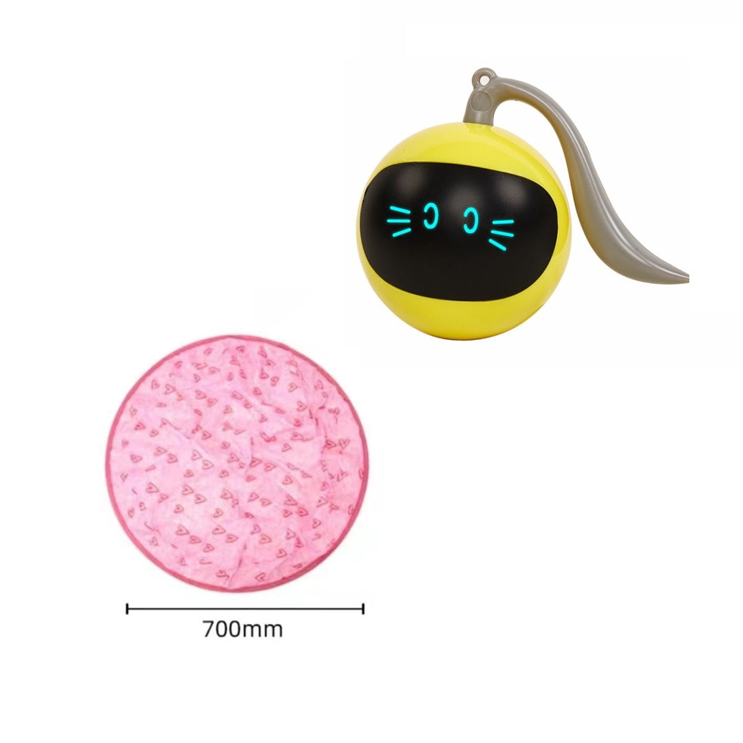 Automatic Funny Cat Toys Electric Motion Undercover Moving Bouncing Rolling Ball Interactive Toy For Indoor Cats