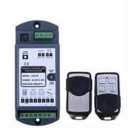 Automatic Gate Door Wireless Remote Controller 1 Receiver+2 Transmitters kit For Dorma Automatic Glass Sliding Door ,Long Lasting