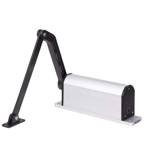 Automatic Gate Opener 551 Lbs Door Aluminium Alloy Swing Gate Opener System Electric Integrated Driveway Home Garden Gate Operator with Remote Control Kit