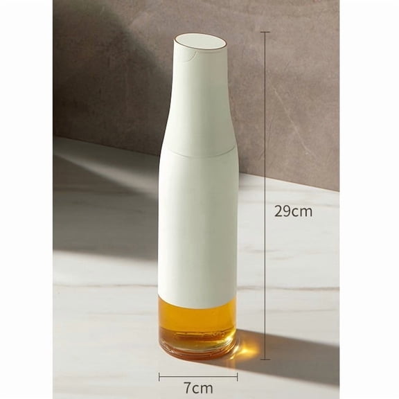 Automatic Glass Oil & Vinegar Dispenser Tilt-to-Pour for Kitchen